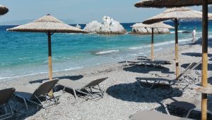 Milia plaža, Skopelos